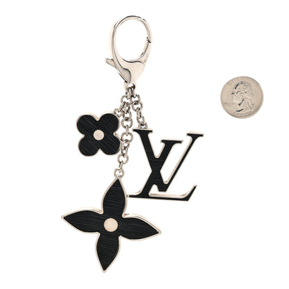 Louis Vuitton Electric Epi Fleur d'Epi Bag Charm Black 2 of 3