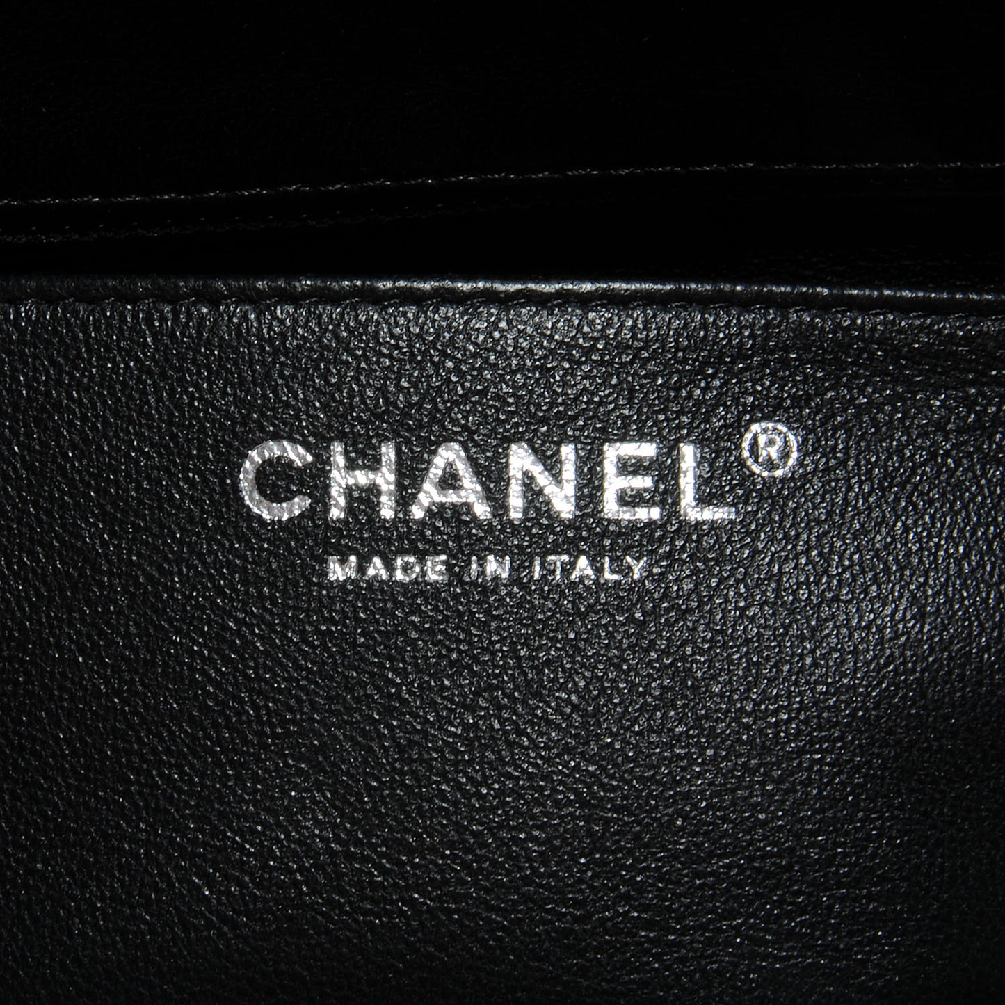 Lambskin Quilted Mini Flap Black