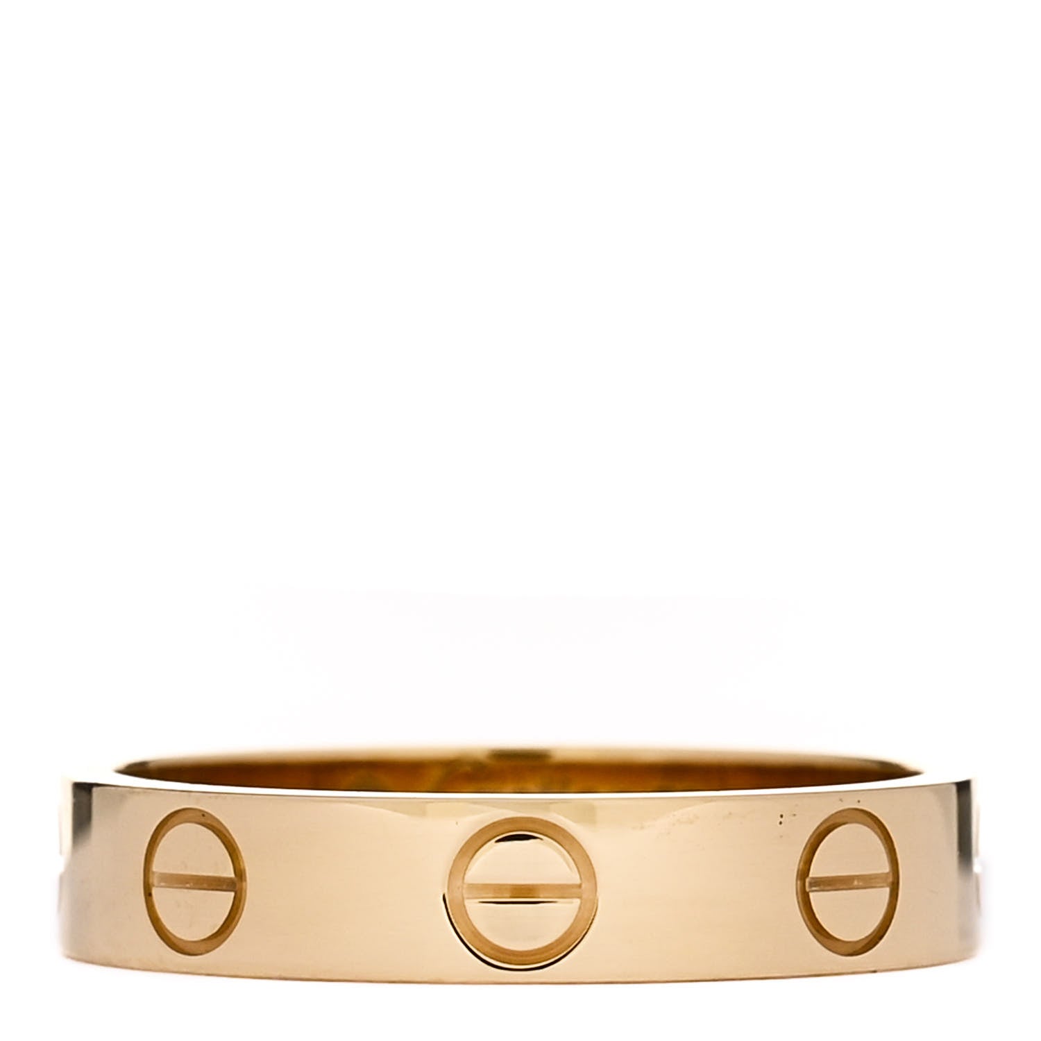 Cartier 18K Yellow Gold 3.5mm LOVE Wedding Band Ring 50 5.25 1 of 5