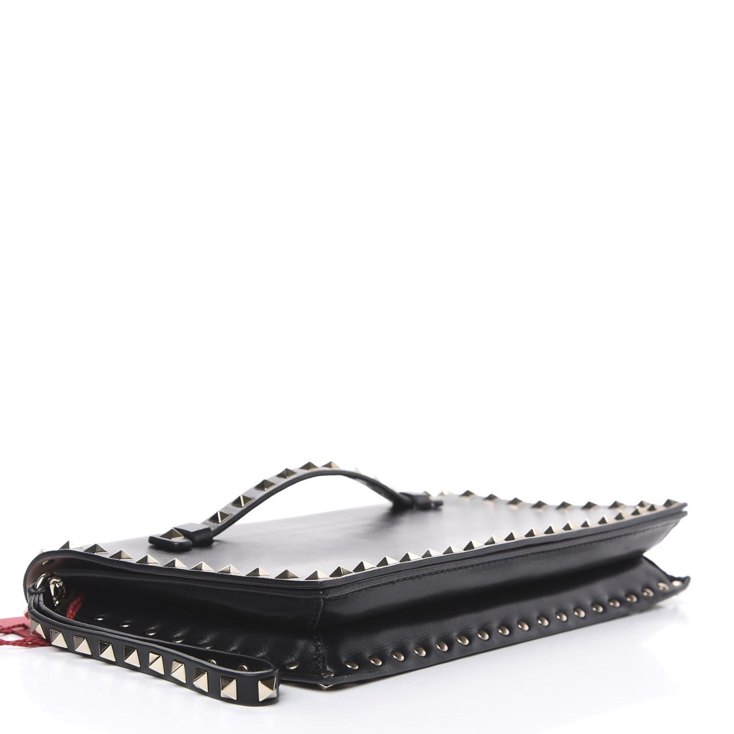 Nappa Rockstud Wristlet Clutch Black