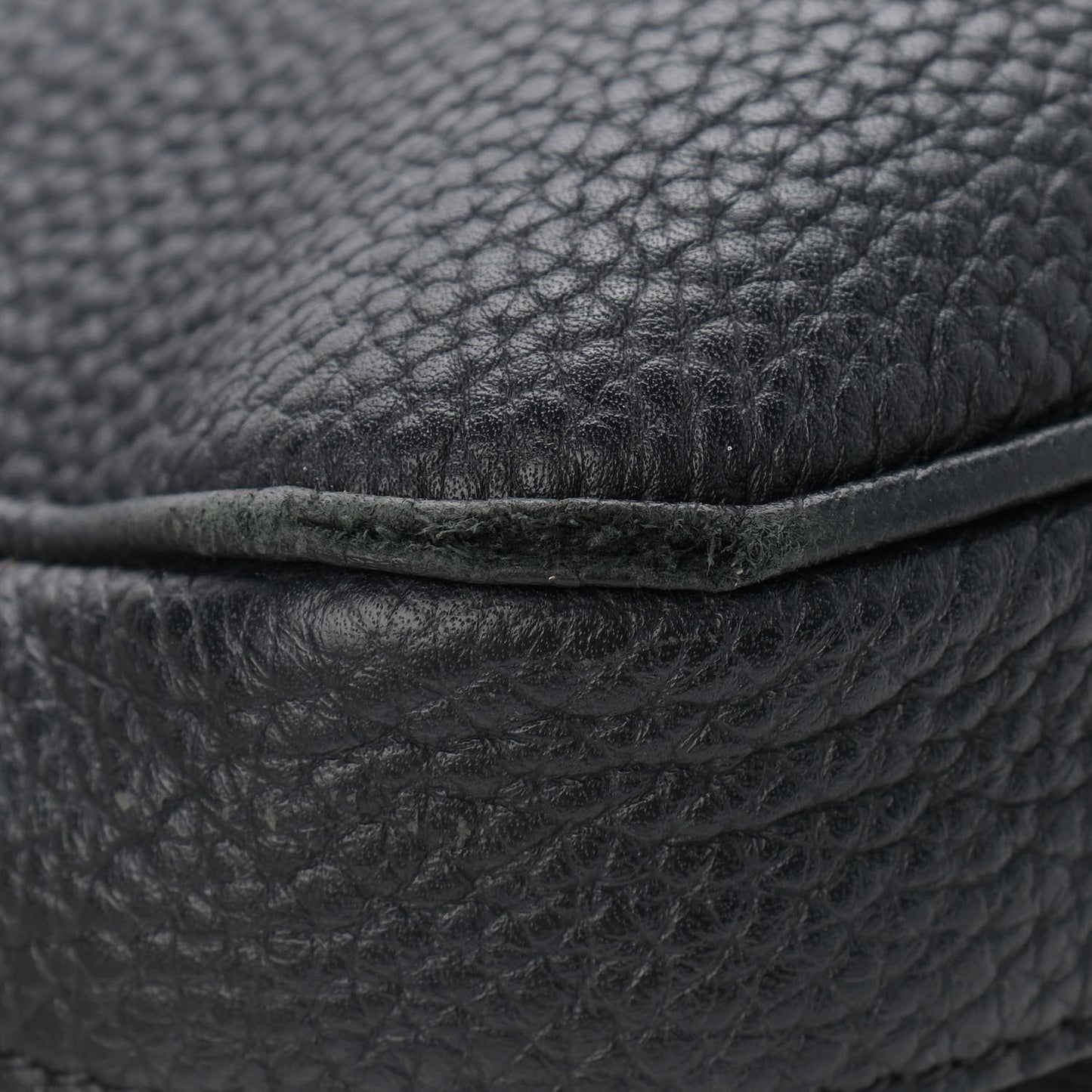 Grained Calfskin Medium Jennifer Crossbody Bag Black