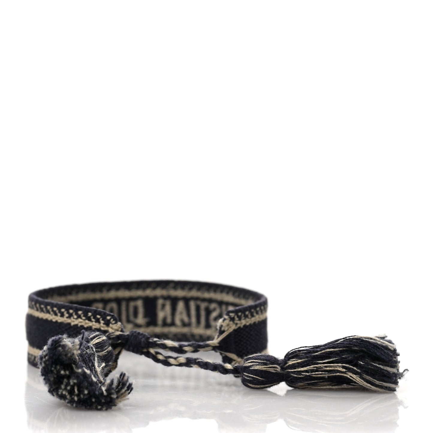 Woven Cotton J'Adior Friendship Bracelet Navy