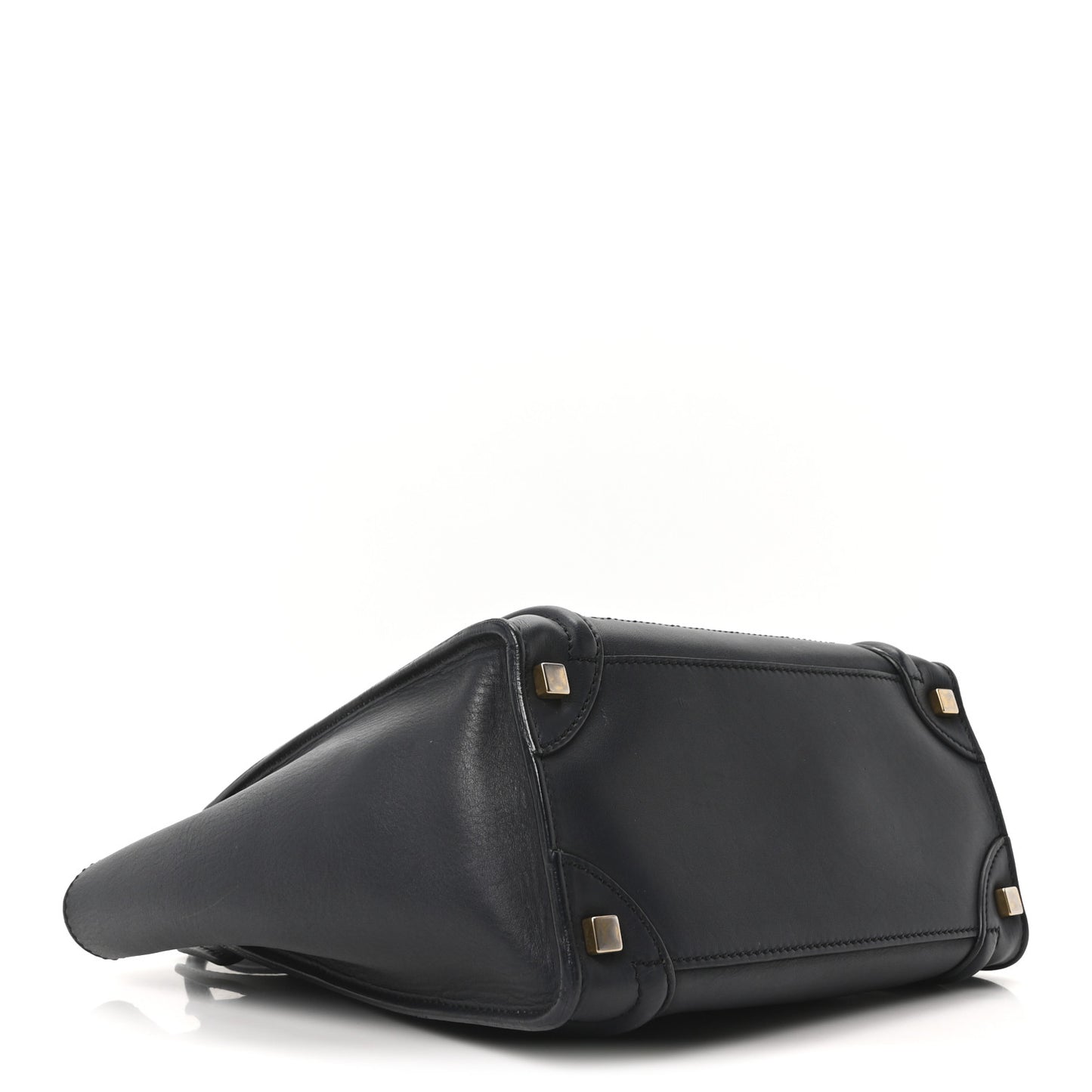 Smooth Calfskin Micro Luggage Navy Blue