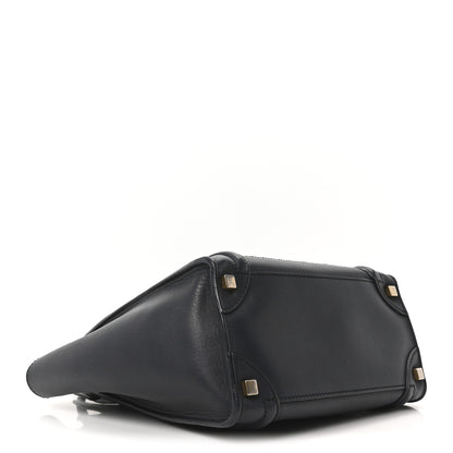 Celine Smooth Calfskin Micro Luggage Navy Blue 4 of 9