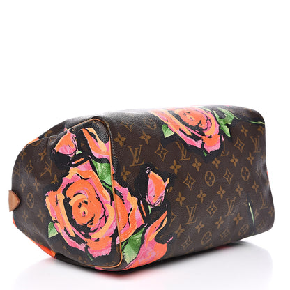 Louis Vuitton Monogram Roses Speedy 30 4 of 19