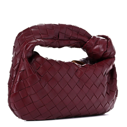 Bottega Veneta Nappa Intrecciato Mini Jodie Burgundy 3 of 9