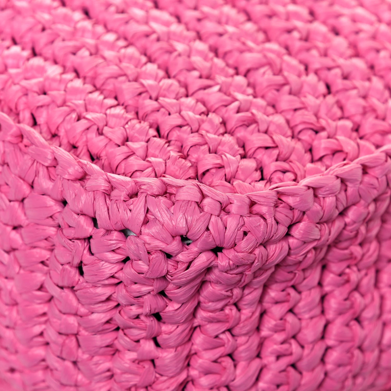 Saint Laurent Raffia Calfskin Monogram Medium Niki Chain Satchel Bright Pink 13 of 13