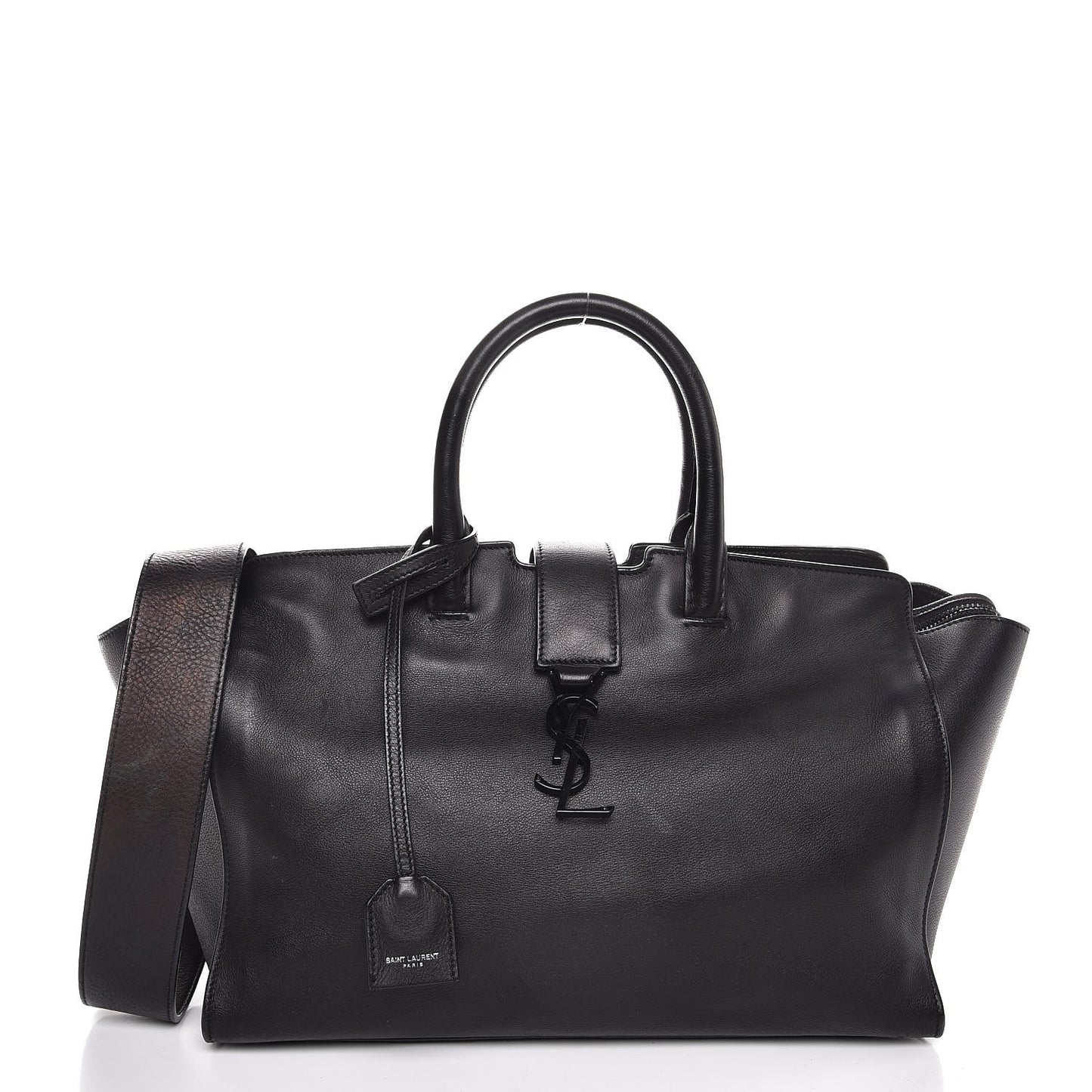 Calfskin Small Monogram Downtown Cabas Black