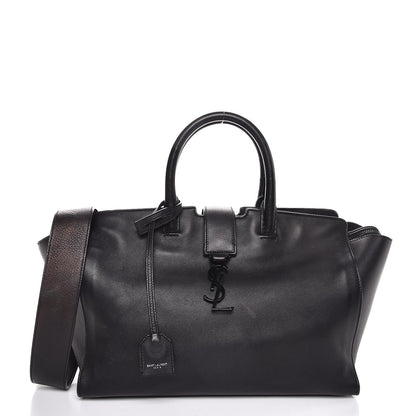 Saint Laurent Calfskin Small Monogram Downtown Cabas Black 1 of 15