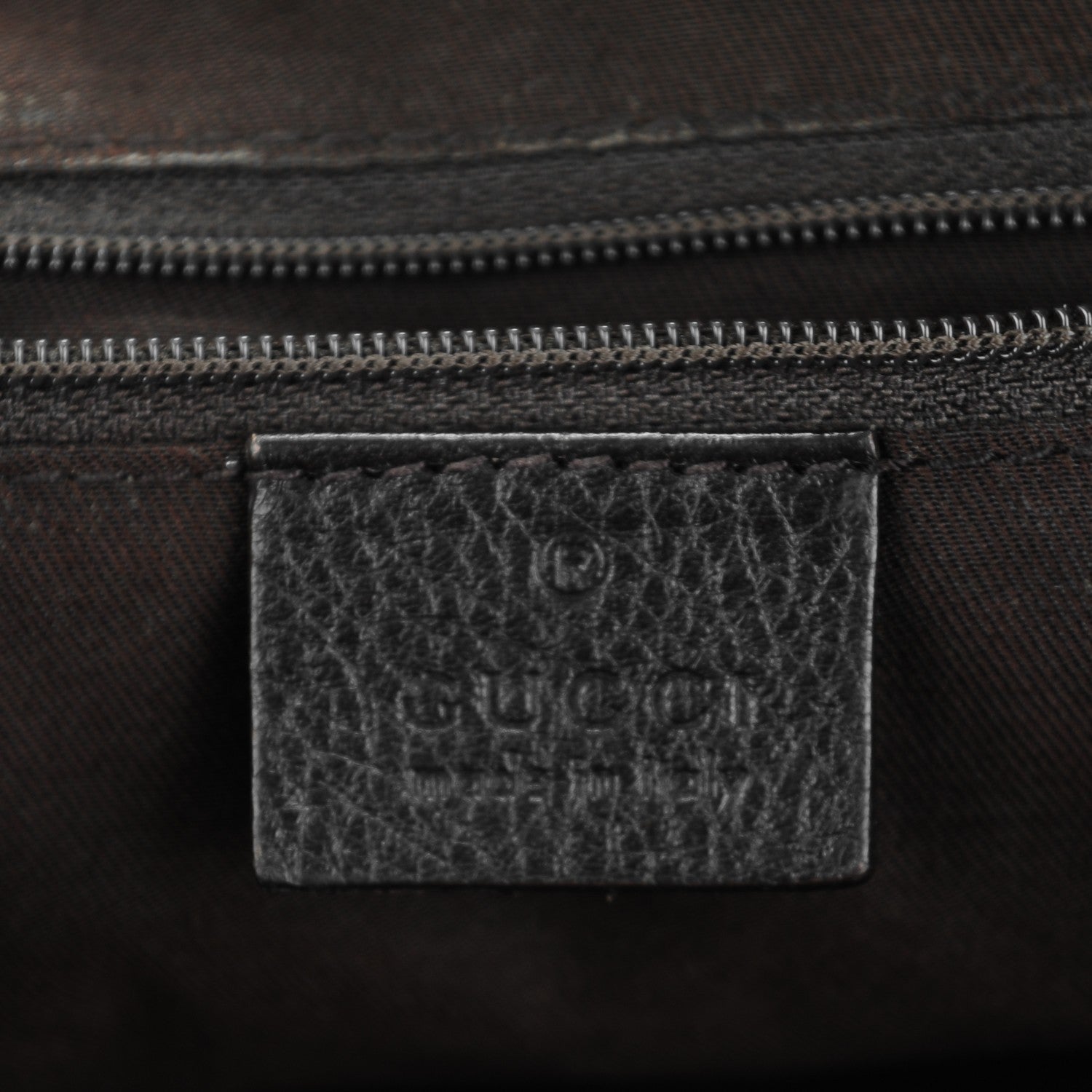 Gucci Monogram Medium New Ladies Web Tote Dark Brown 6 of 8