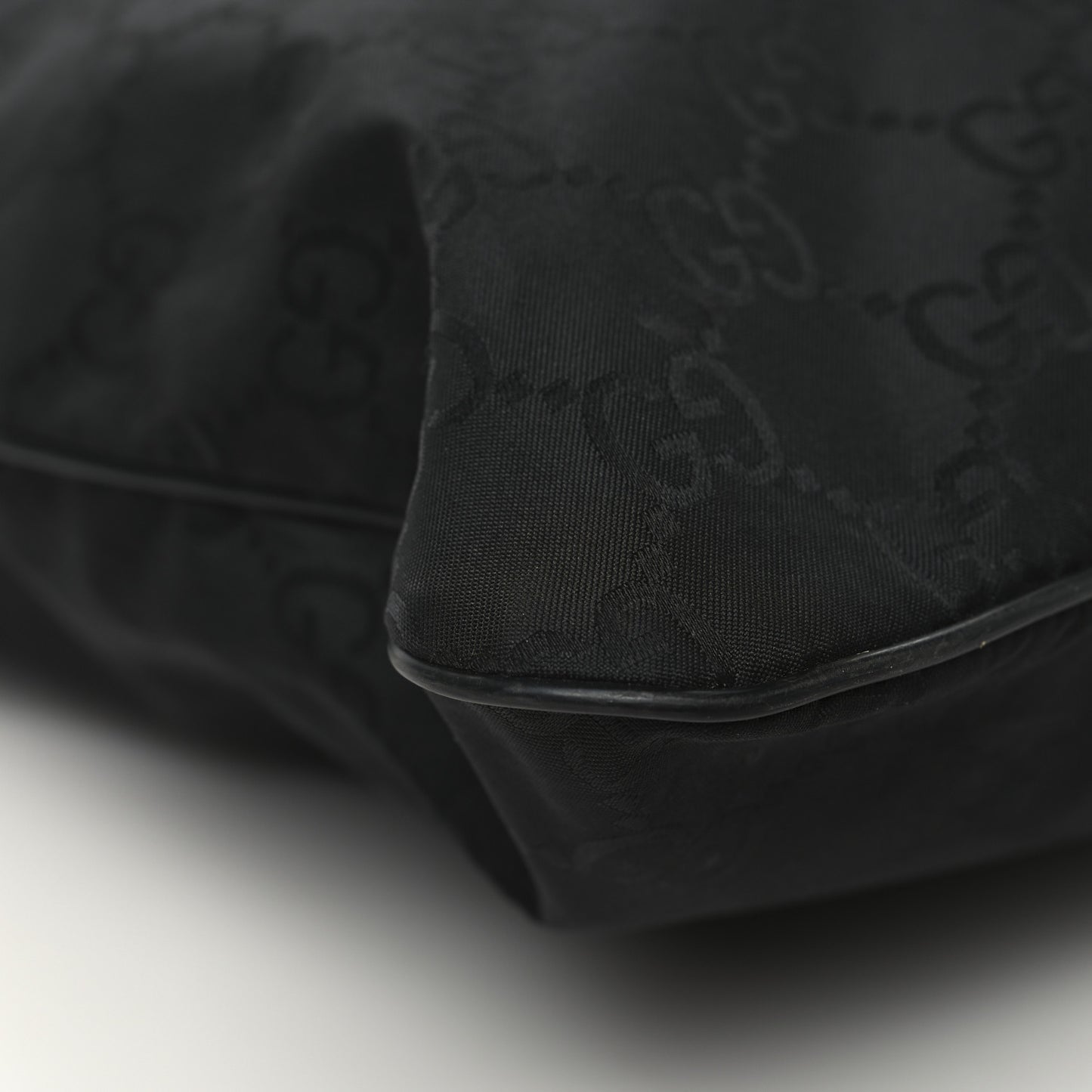 Nylon Monogram Messenger Black