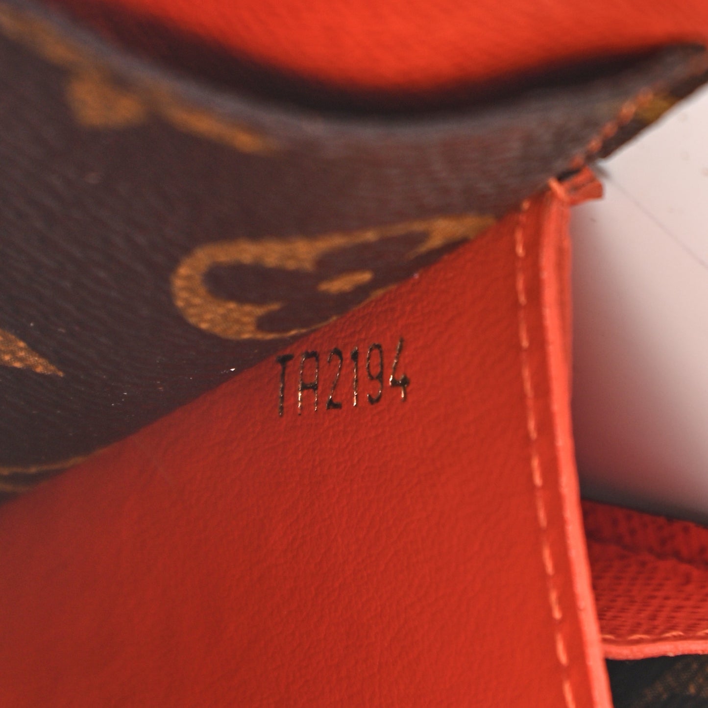 Monogram Emilie Wallet Poppy