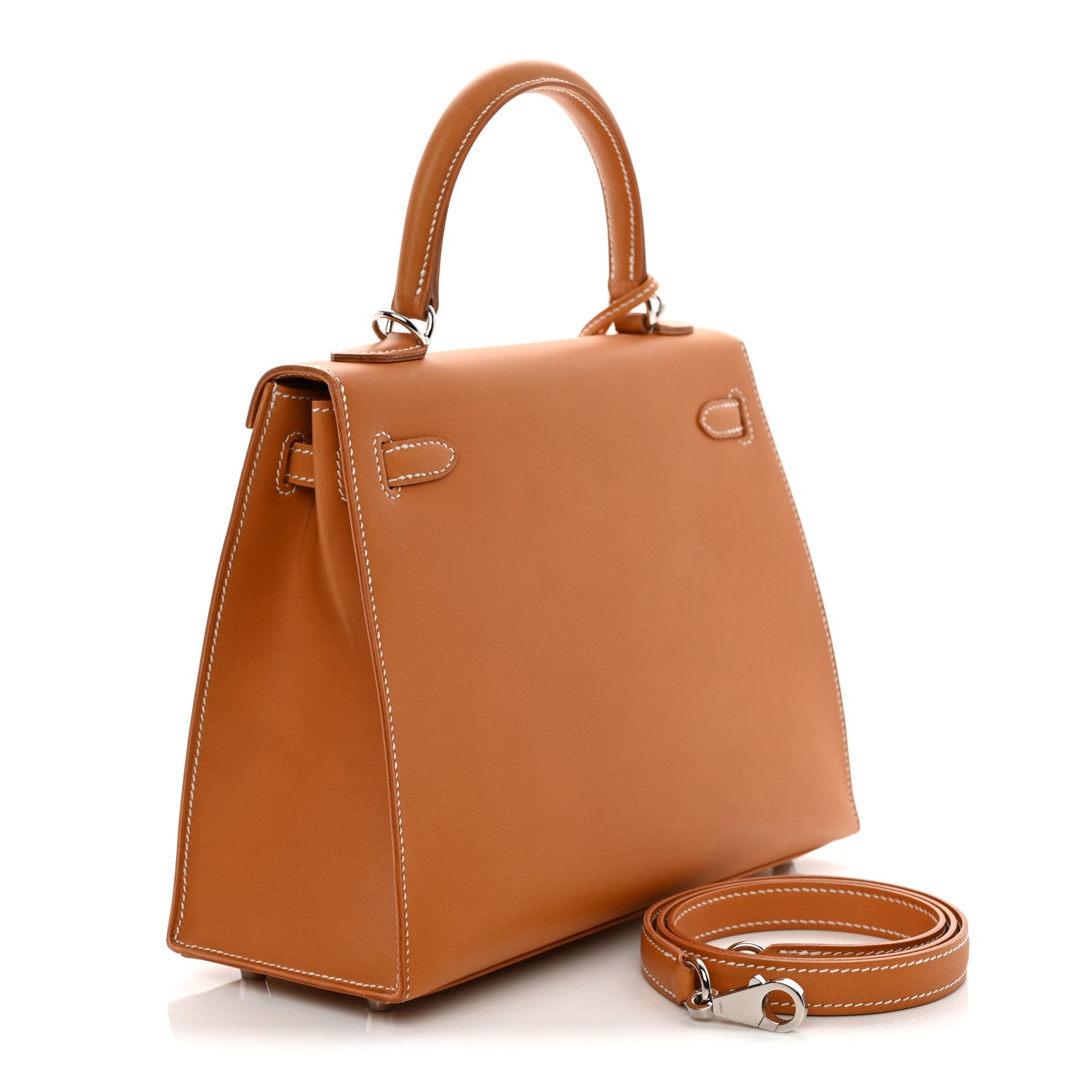 Hermes Vache Natural Kelly Sellier 25 Natural Sable 3 of 10