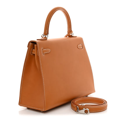 Hermes Vache Natural Kelly Sellier 25 Natural Sable 3 of 10