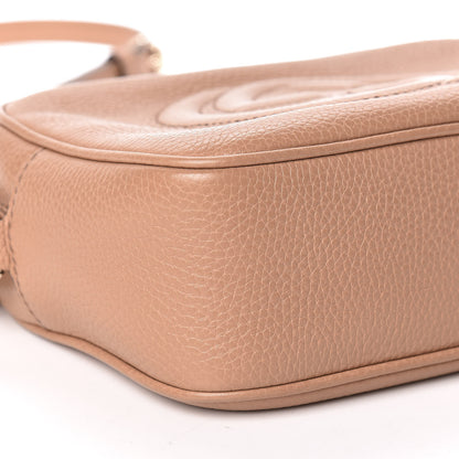 Gucci Pebbled Calfskin Small Soho Disco Bag Camelia 9 of 11