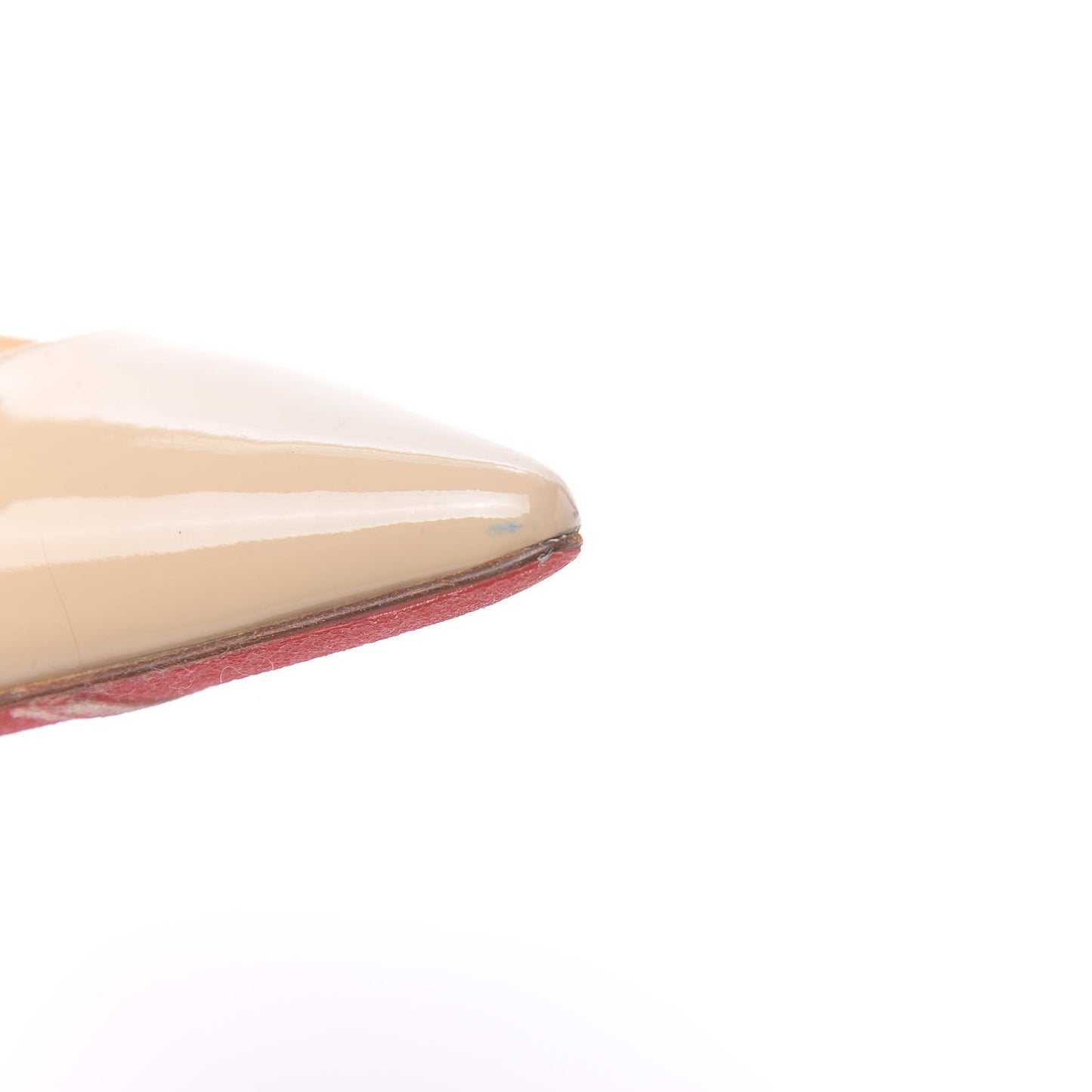 Patent Studded Zappa 100 Pumps 36 Beige
