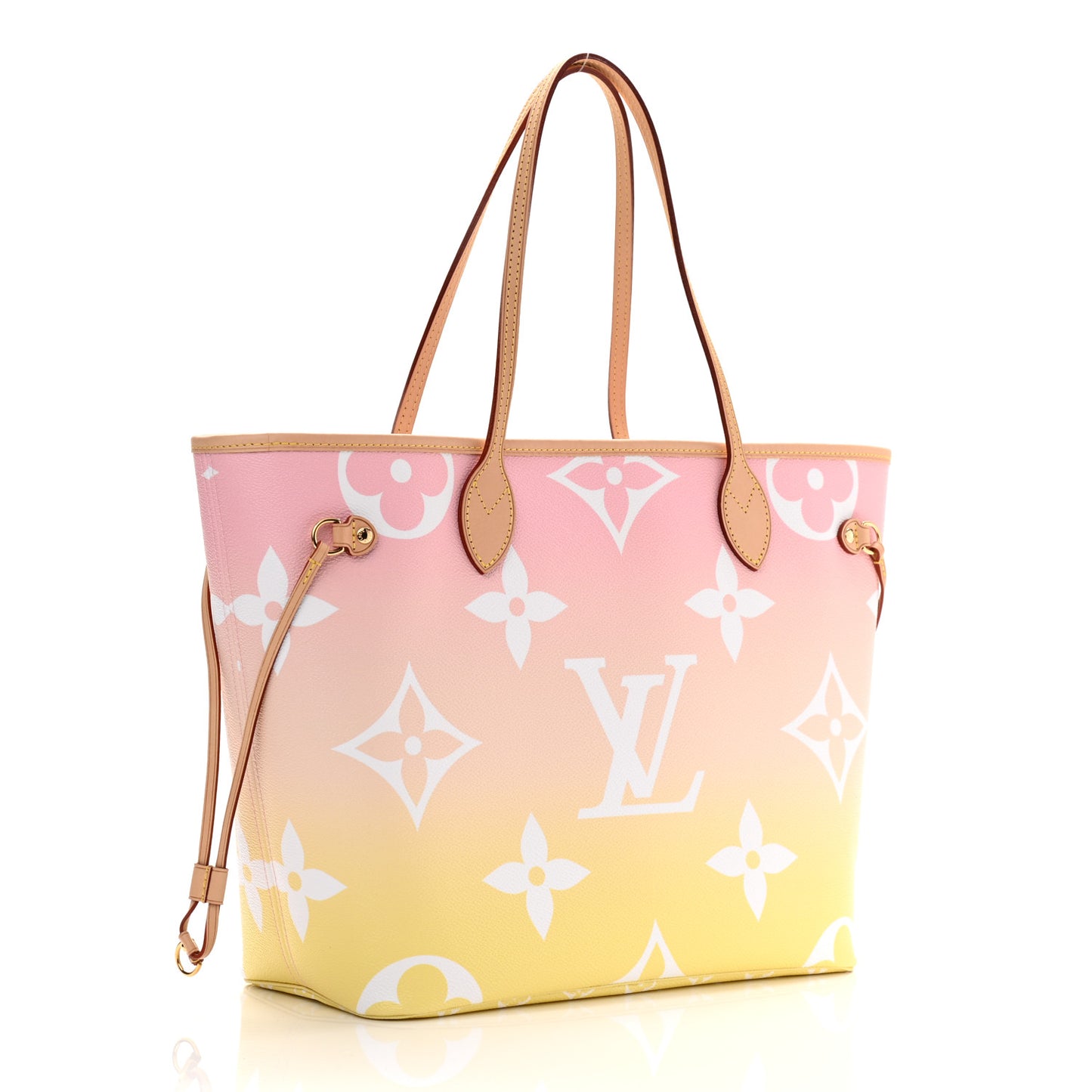 Monogram Giant By The Pool Neverfull MM Light Pink