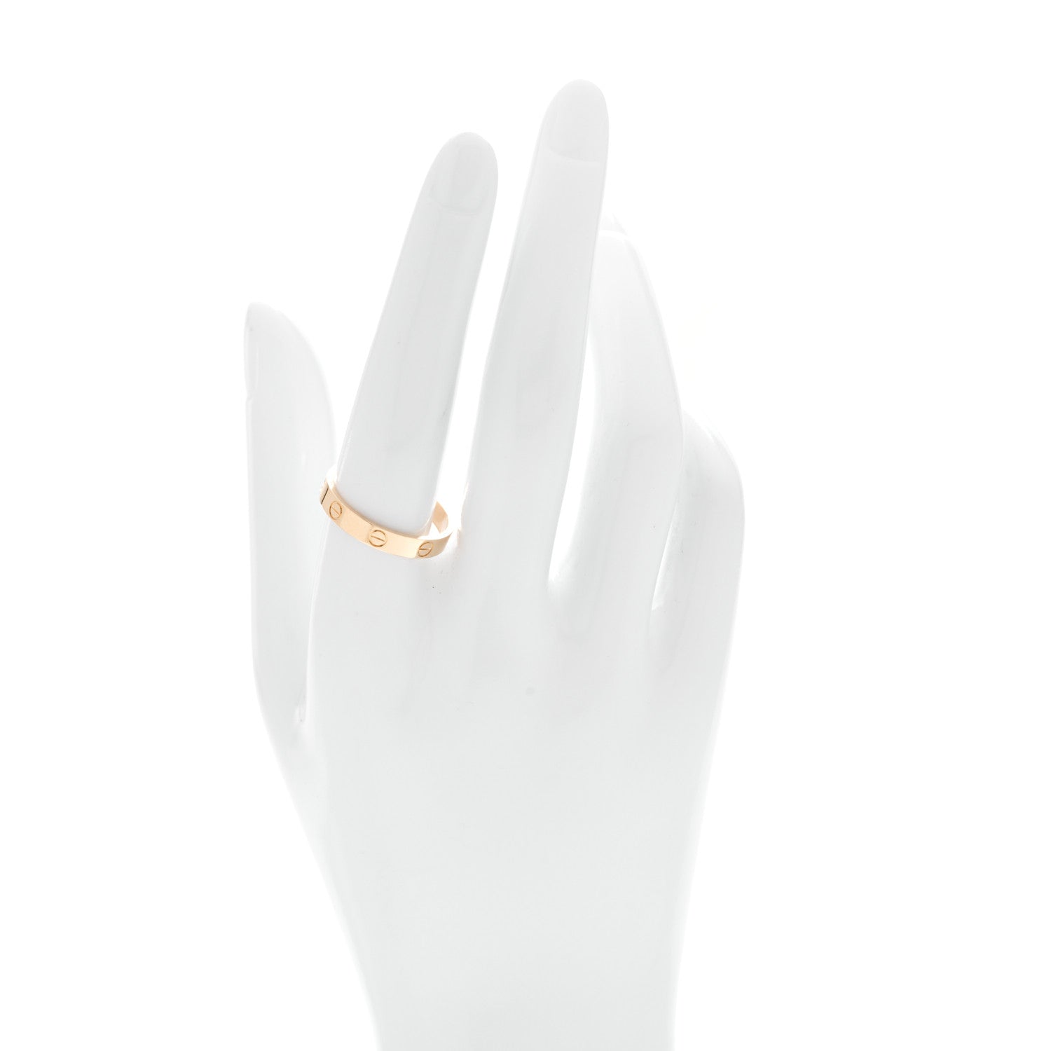 Cartier 18K Yellow Gold 3.5mm LOVE Wedding Band Ring 60 9.25 2 of 5