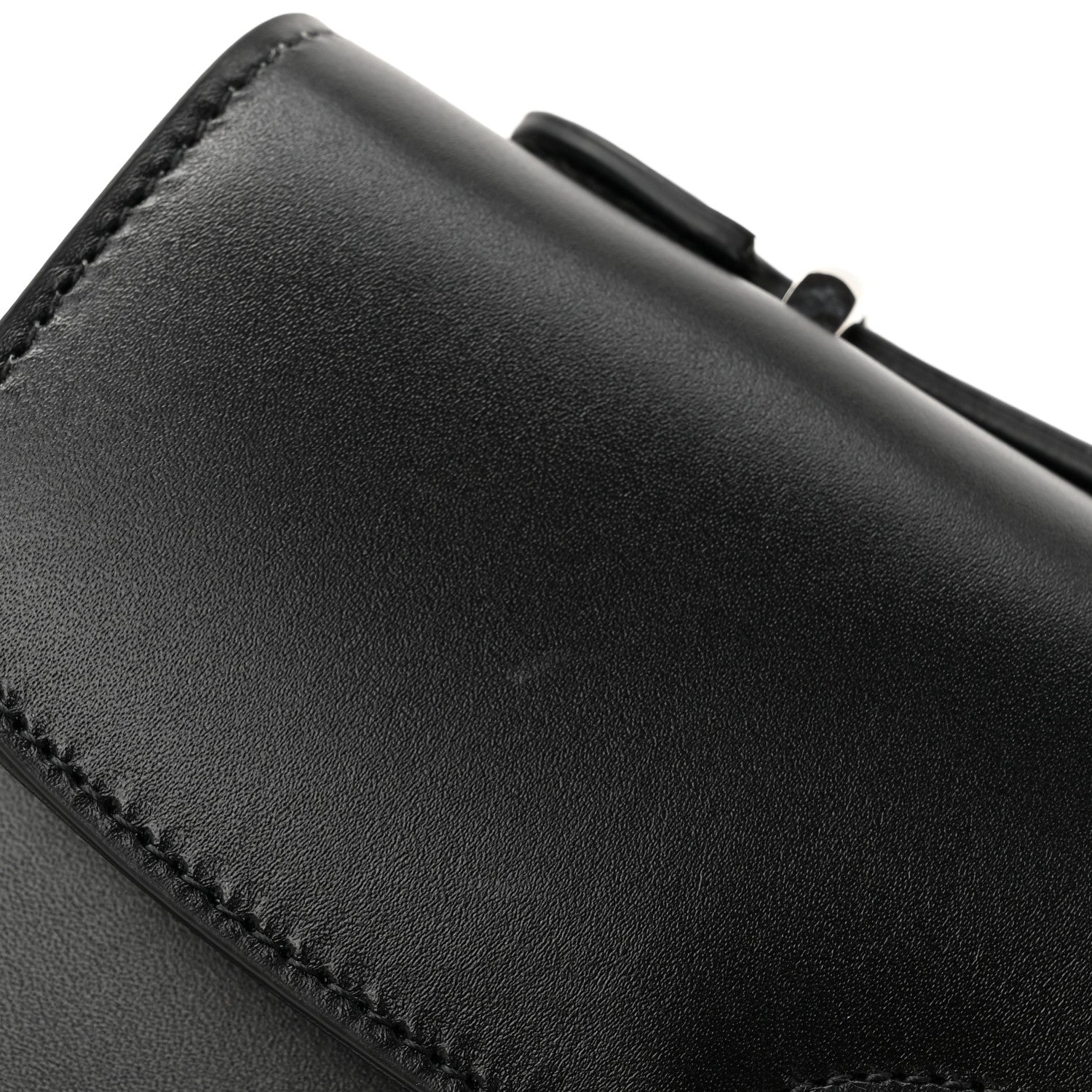 Gucci Senna Calfskin Petite GG Top Handle Shoulder Bag Black 11 of 12