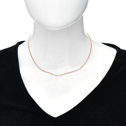 Hermes 18K Rose Gold PM Echappee Necklace ST 2 of 5
