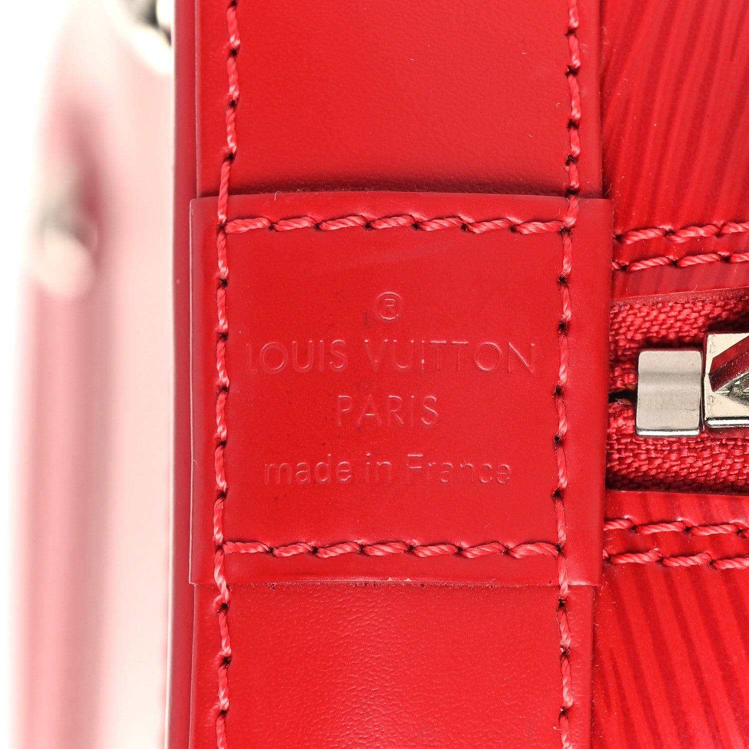 Louis Vuitton Epi Alma PM Carmine 6 of 9