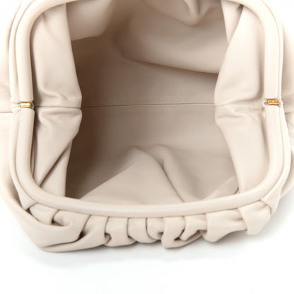Bottega Veneta Smooth Butter Calf The Pouch Oversized Clutch Mist 4 of 8