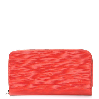 Louis Vuitton Epi Zippy Wallet Coquelicot 1 of 8