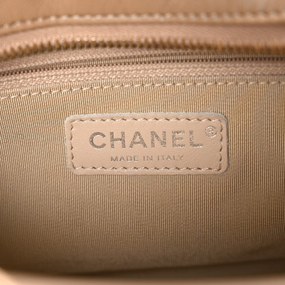 Chanel Aged Calfskin Quilted New Medium Gabrielle Hobo Beige 6 of 10