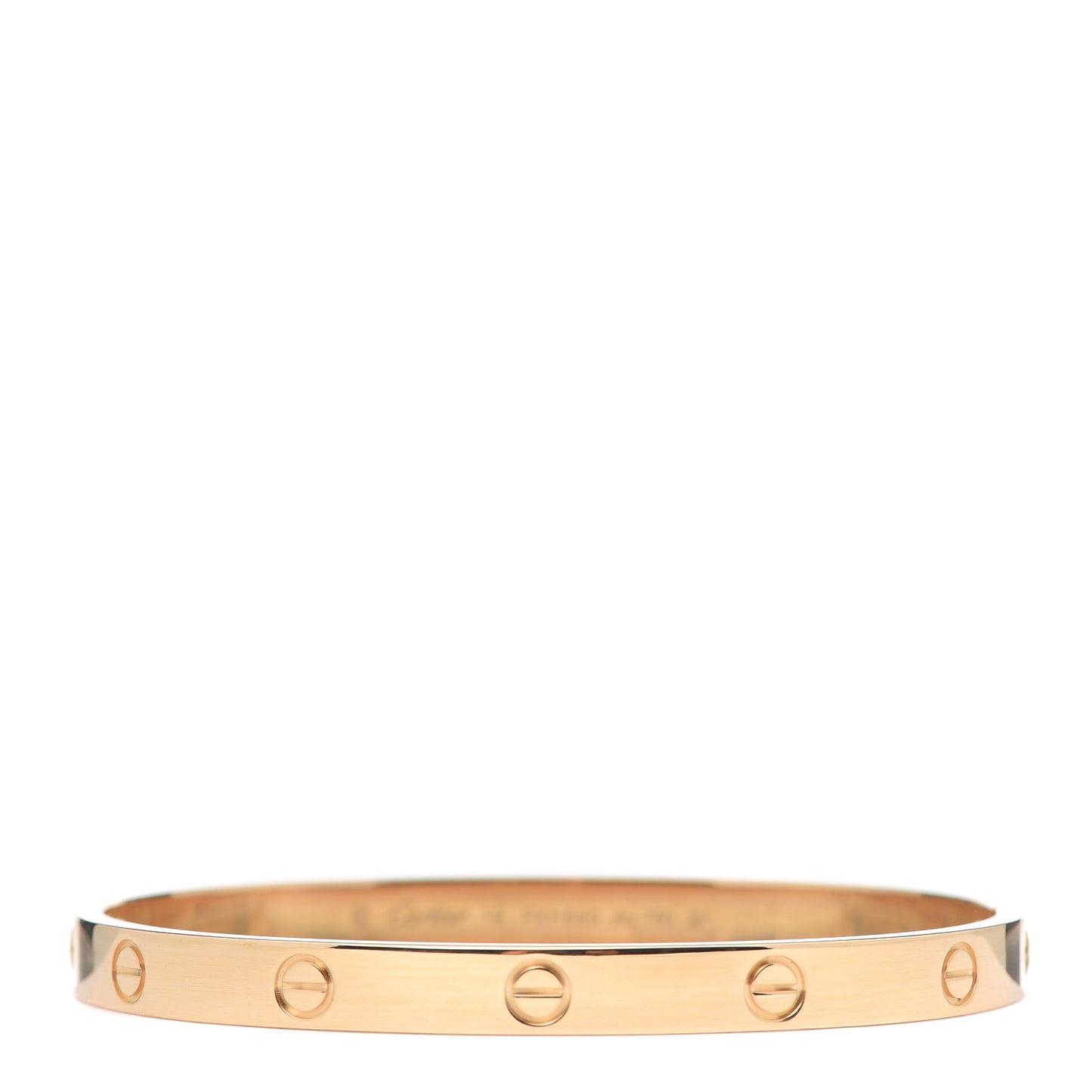18K Yellow Gold LOVE Bracelet 19
