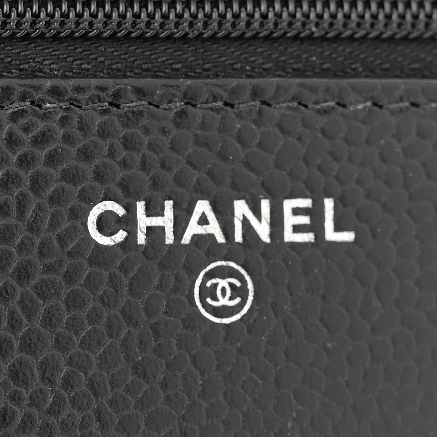 Chanel Caviar Quilted Wallet on Chain WOC Black 6 of 11