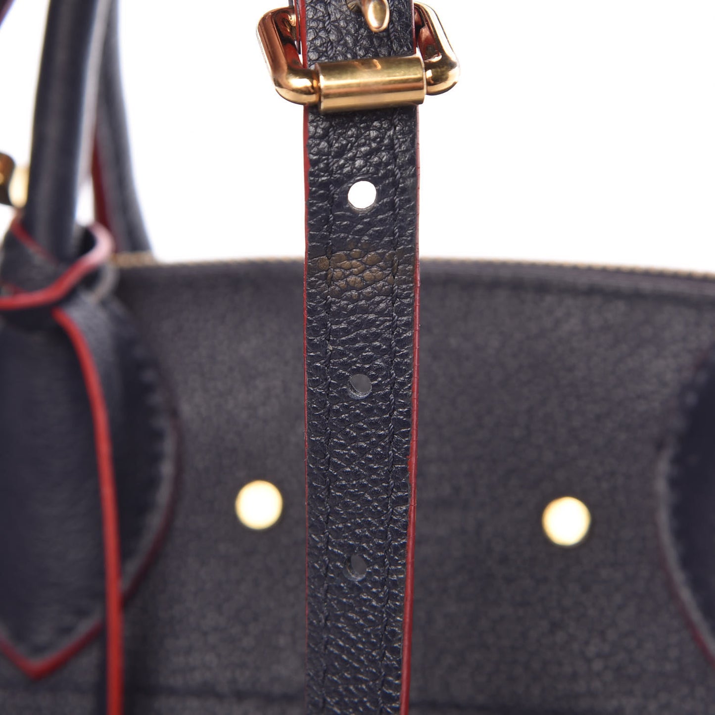 Empreinte Pont Neuf MM Marine Rouge