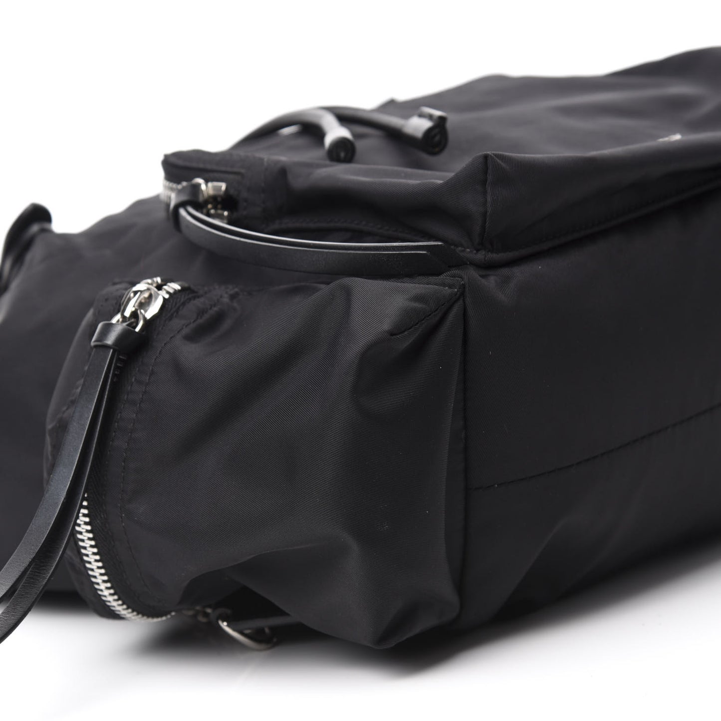 Technical Nylon Large Rucksack Backpack Black