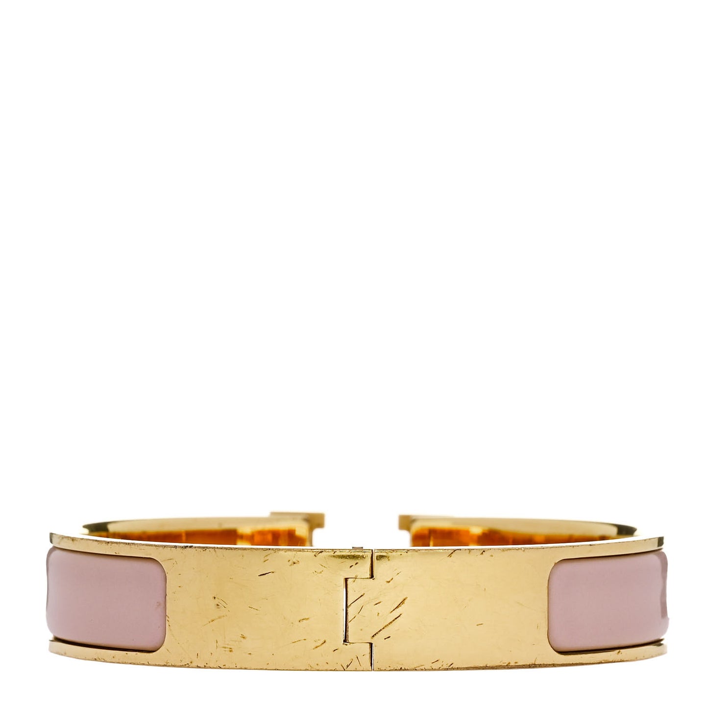 Enamel Narrow Clic Clac H Bracelet PM Rose Sakura