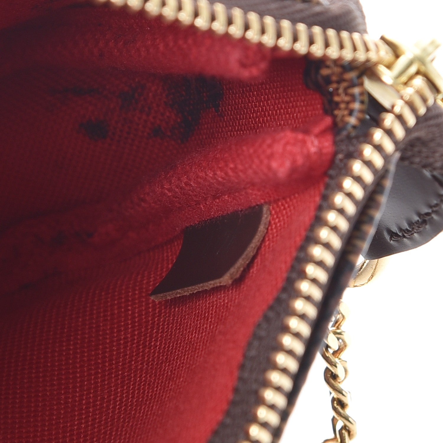 Louis Vuitton Damier Ebene Mini Pochette Accessories 7 of 11