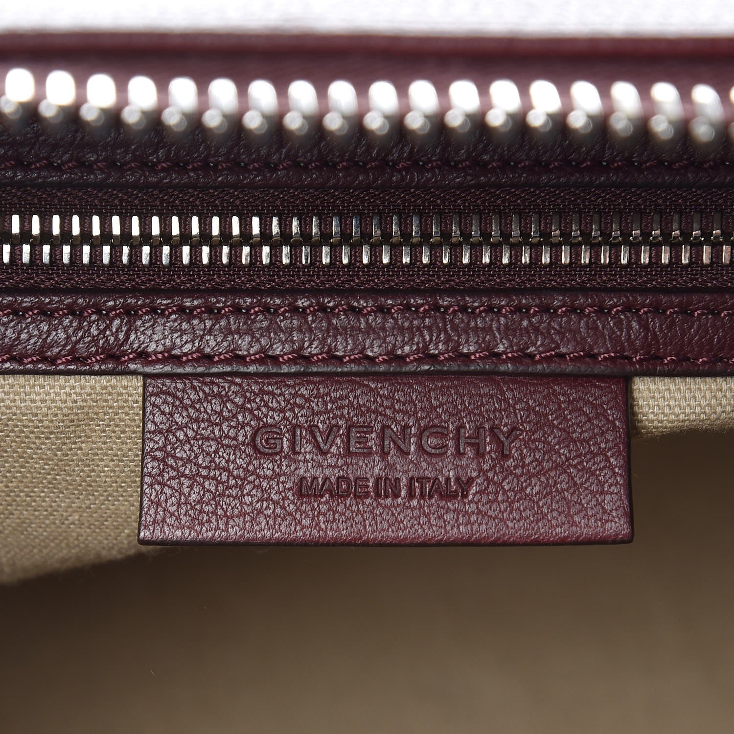 Givenchy Sugar Goatskin Small Antigona Oxblood 6 of 12