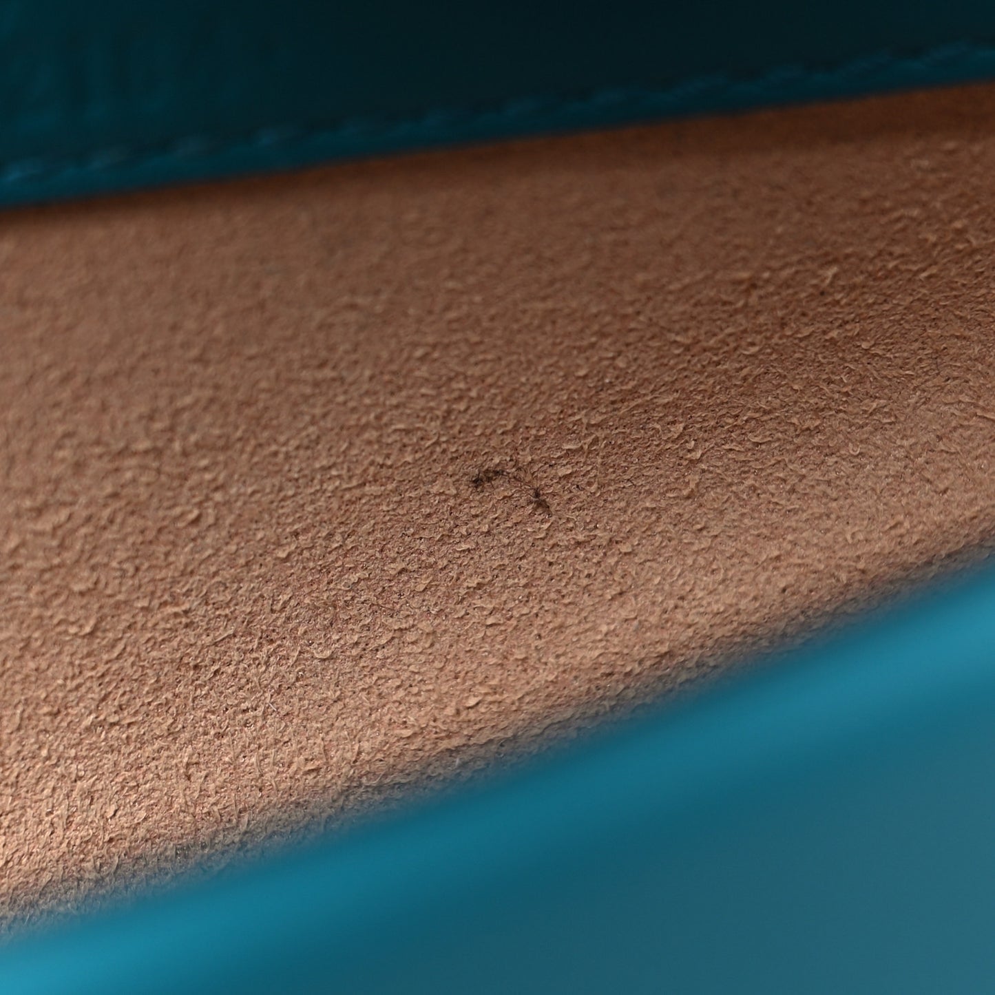 Velvet Super Mini Dionysus Shoulder Bag Pavone Cyan