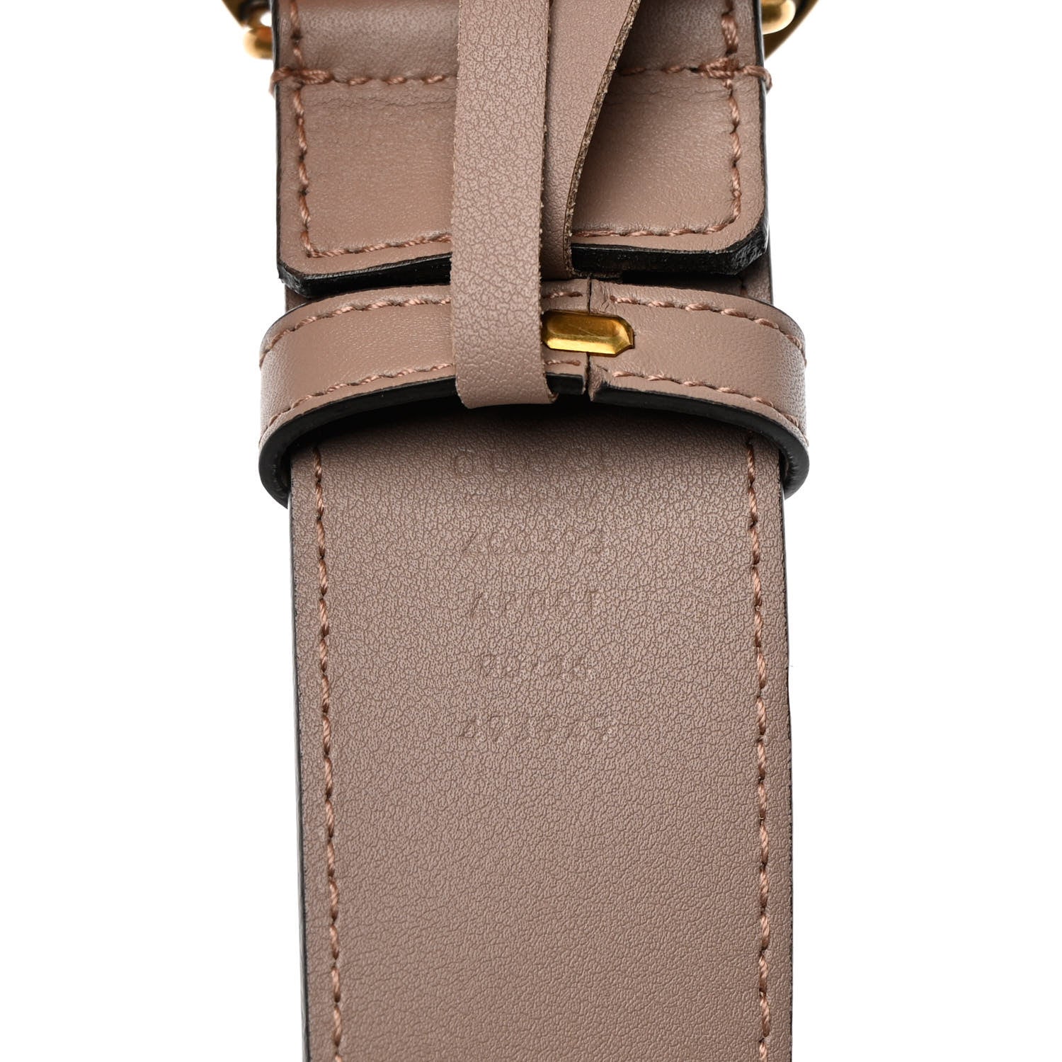 Gucci Calfskin Double G 40mm Belt 90 36 Porcelain Rose 4 of 4
