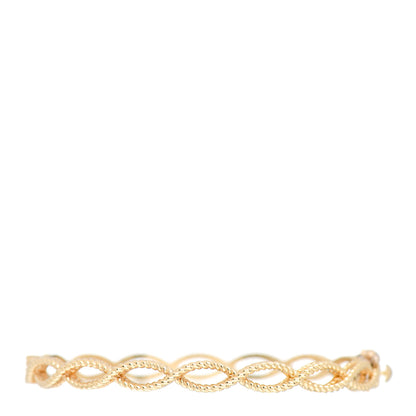 Roberto Coin 18K Yellow Gold Barocco Braided Bangle Bracelet 1 of 4