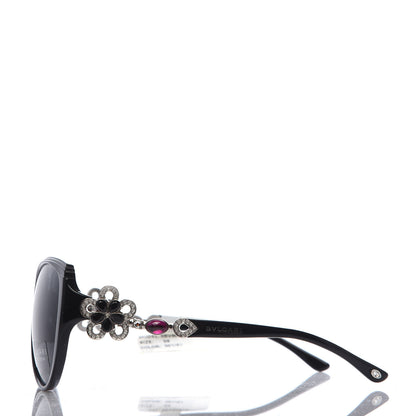 Bulgari Flower Crystal Sunglasses Black 3 of 5