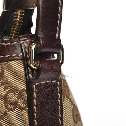 Gucci Monogram Medium Britt Hobo Dark Brown 10 of 10