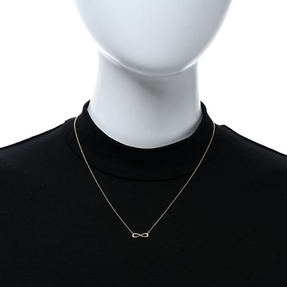 Tiffany 18K Rose Gold Infinity Pendant Necklace 2 of 4