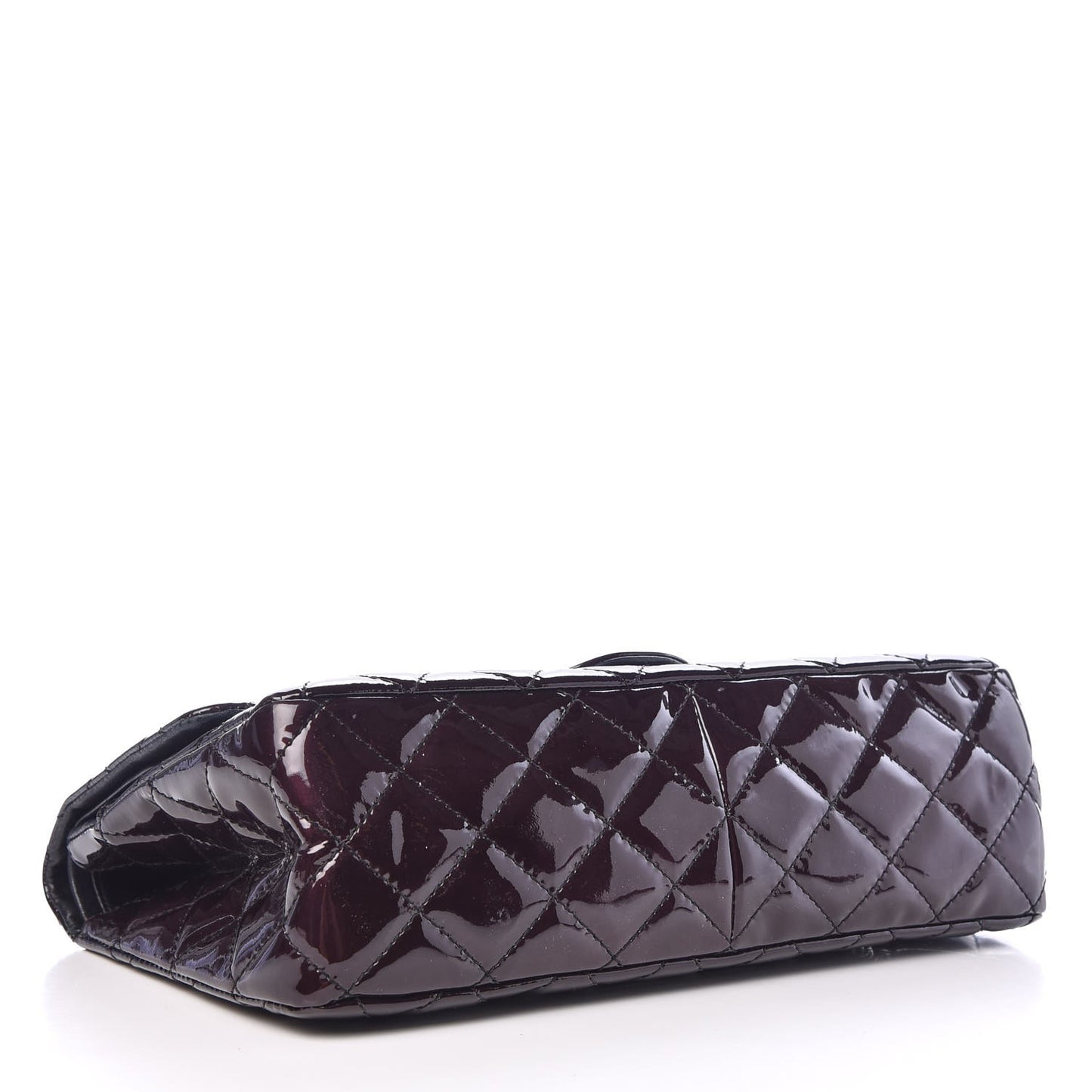 Distressed Patent 2.55 Reissue Flap 227 Prune