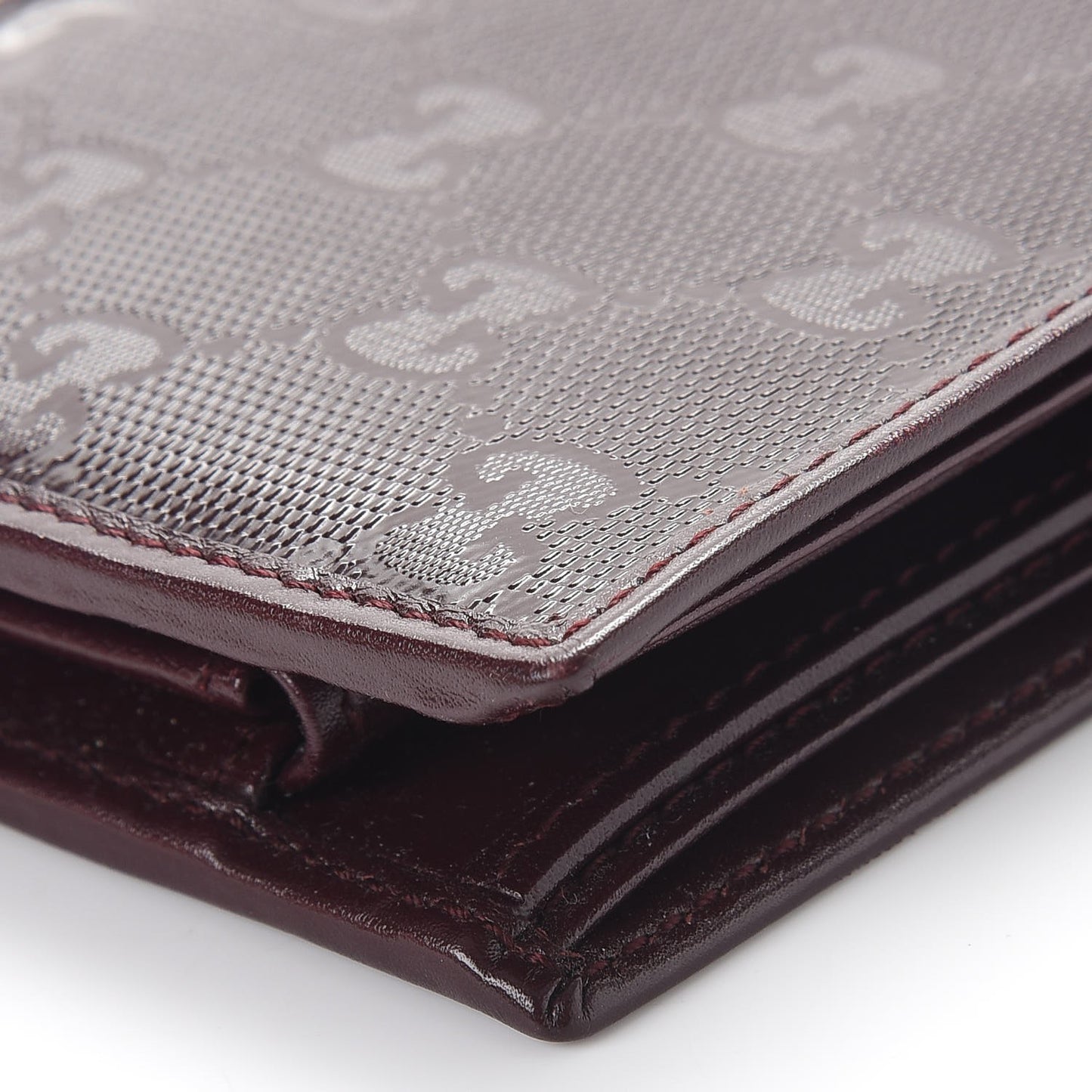 Imprime Monogram Bi-Fold Wallet Bordeaux