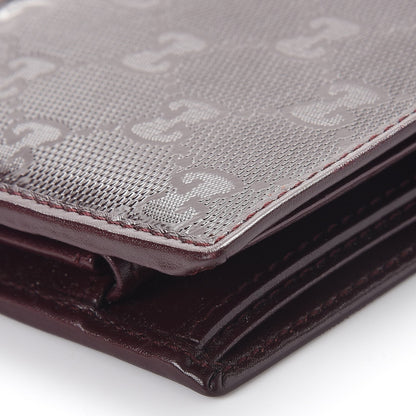 Gucci Imprime Monogram Bi-Fold Wallet Bordeaux 11 of 13