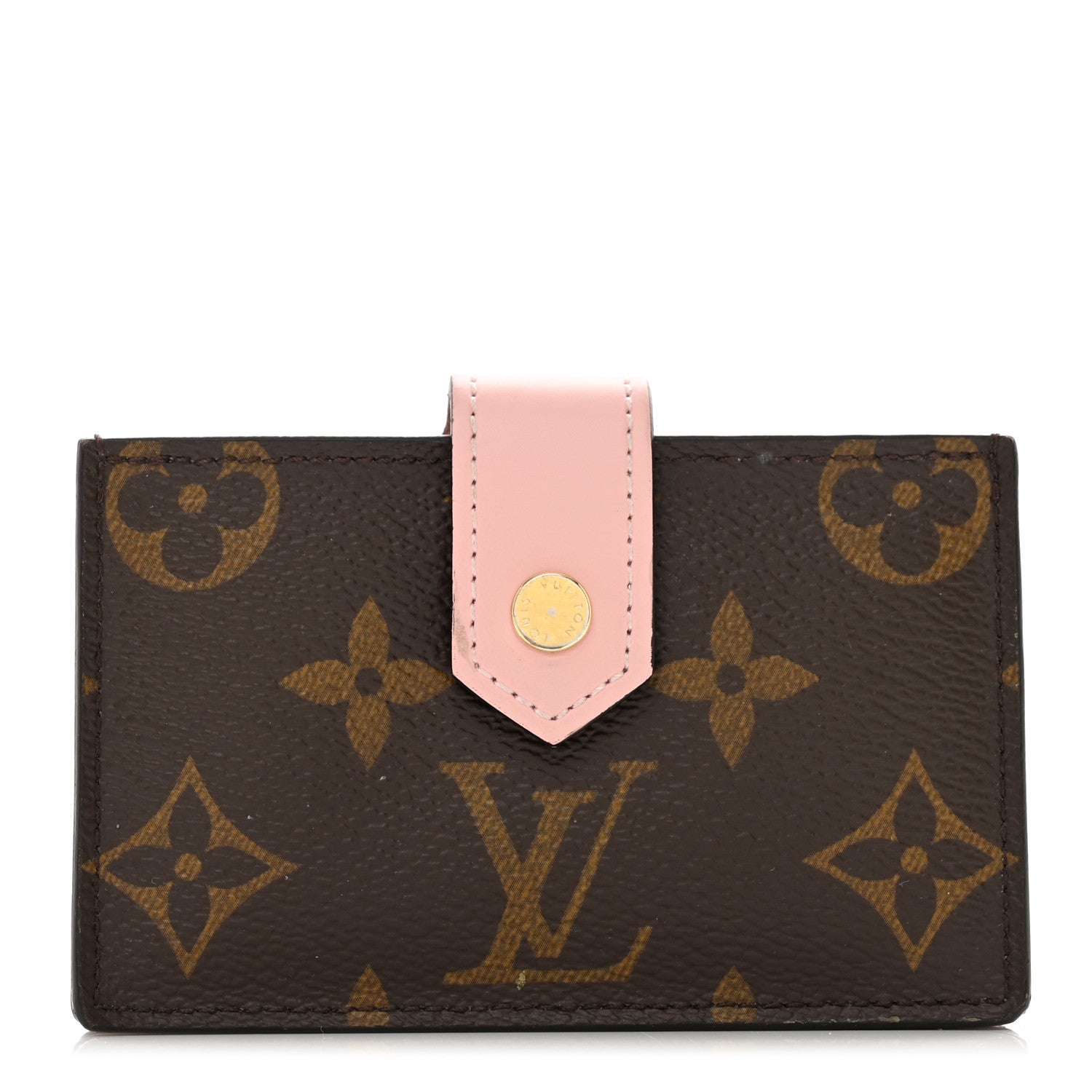 Louis Vuitton Monogram Gusset Card Holder Rose Ballerine 1 of 6