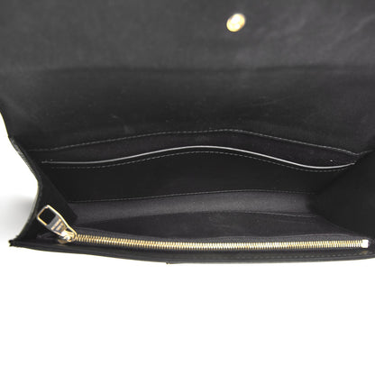 Louis Vuitton Patent Louise Clutch Black 5 of 6