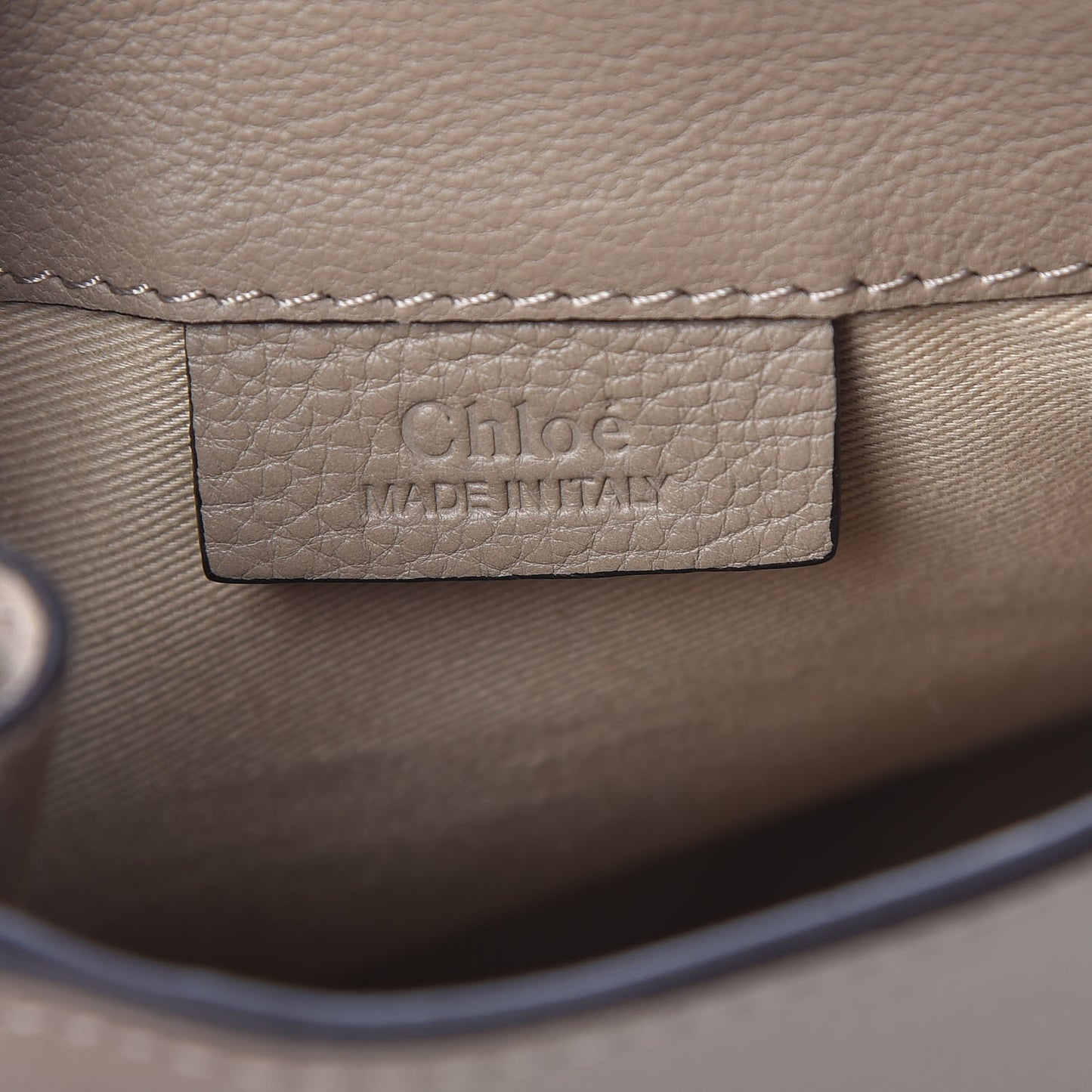 Suede Calfskin Mini Faye Backpack Motty Grey