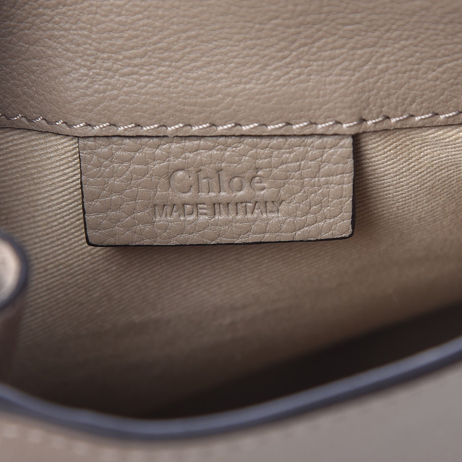 Chloe Suede Calfskin Mini Faye Backpack Motty Grey 6 of 10
