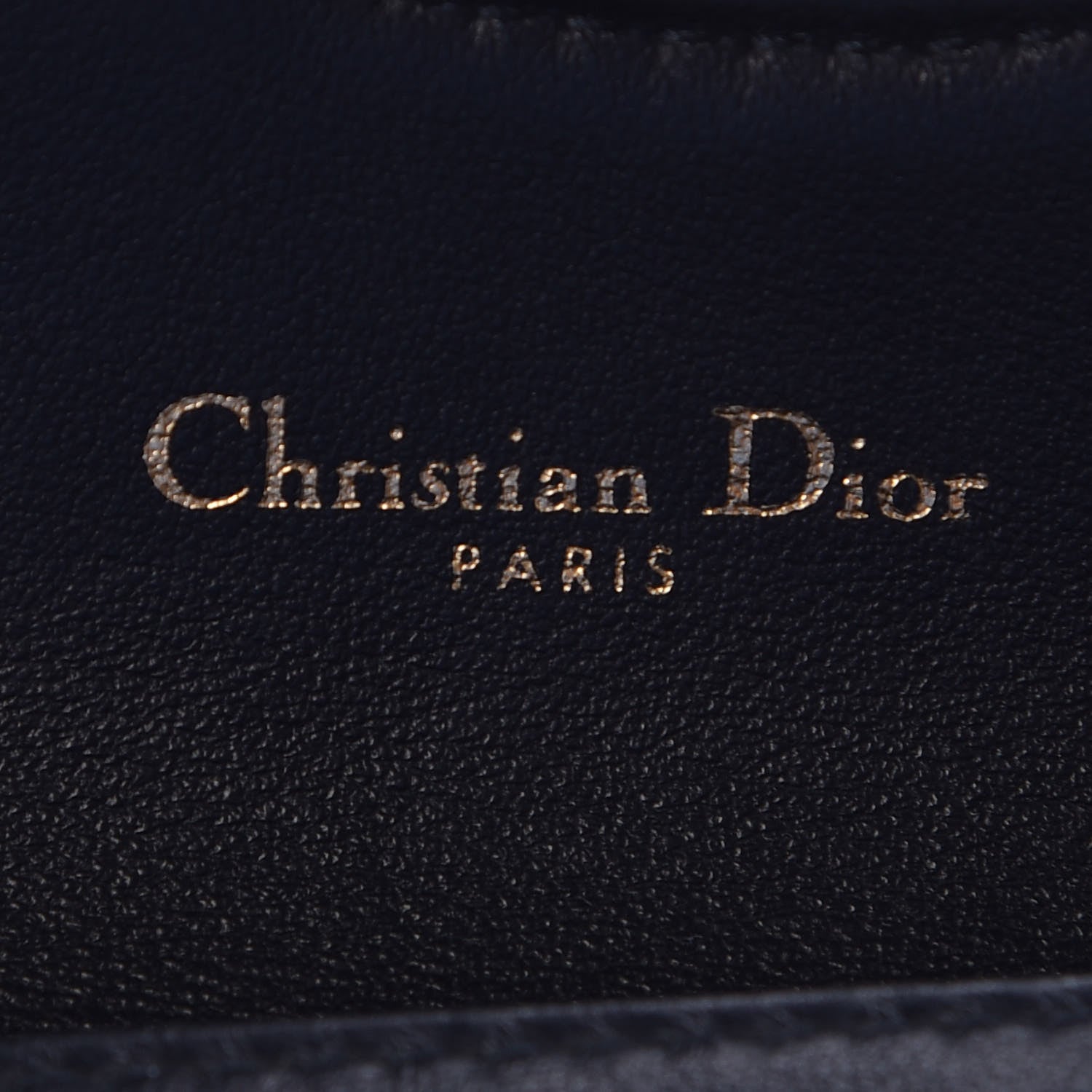 Christian Dior Oblique Saddle Card Holder Blue 7 of 10