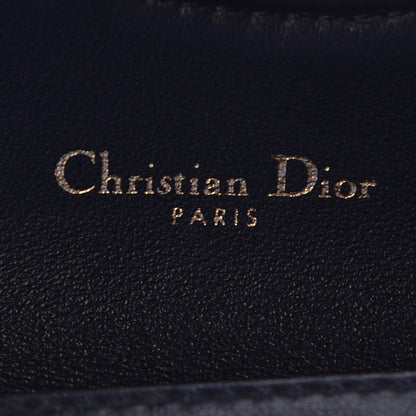 Christian Dior Oblique Saddle Card Holder Blue 7 of 10
